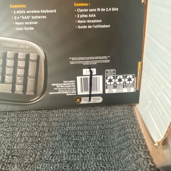 NEW Full size Computer Pc or Firestick blackweb Wireless Keyboard full - size - Picture 3 of 5